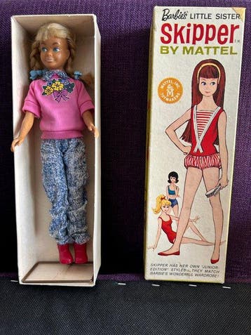 Mattel - Barbiepop Skipper (Blonde) - 1960-1970 - Japan