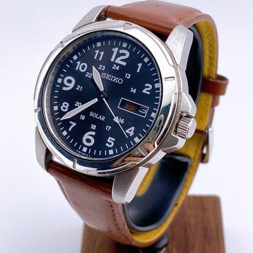 Seiko - Solar Day-Date - Zonder minimumprijs - V158-0AD0 -