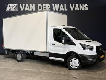 Ford Transit 2.0 TDCI 130pk Bakwagen Laadklep Euro6 Airco |, Stof, Gebruikt, Wit, Dealer onderhouden