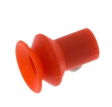 9mm Balg siliconen Rood Vacuümzuignap Slag 3.5mm, Verzenden, Nieuw