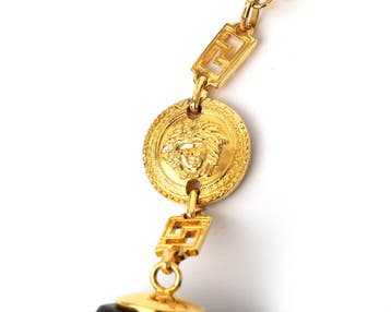Een Gianni Versace handtas, ca. 1990, Gebruikt
