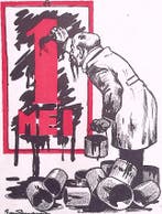 Het marxisme is niet weg te verven op spotprent (Lithos), Antiek en Kunst, Verzenden