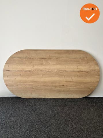 Nieuw vergaderblad - Ovaal - 240x120cm- Bladkleur naar keuze, Zakelijke goederen, Kantoor en Winkelinrichting | Kantoormeubilair en Inrichting