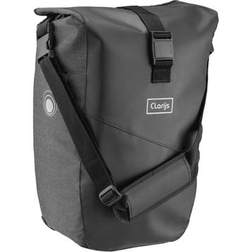 Clarijs Enkele Fietstas Solobag 24L zwart-grijs, Verzenden, Nieuw