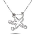 Dior - Halsketting - 18 karaat Witgoud, 18K witgoud 0,65 ct, Nieuw