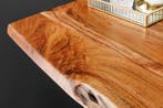 Massief houten bartafel MAMMUT 120cm natuurlijke acaciaboom, Ophalen of Verzenden, Nieuw