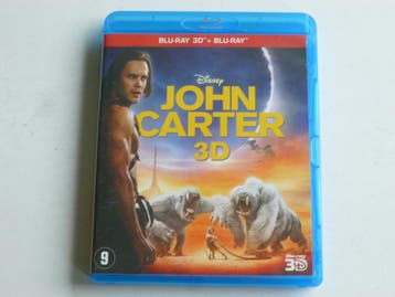 Disney - John Carter 3D + Blu-Ray, Ophalen of Verzenden, Zo goed als nieuw