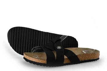 Esprit Slippers in maat 38 Zwart, Slippers, Verzenden, Zwart, Zo goed als nieuw