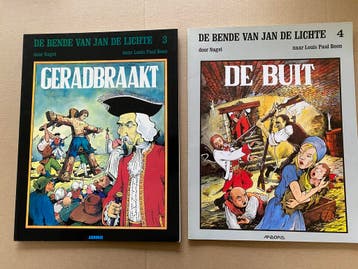 2 Albums - De Bende van Jan de Lichte - in nieuwstaat, Verzamelen, Ophalen of Verzenden, Zo goed als nieuw, Boek of Spel