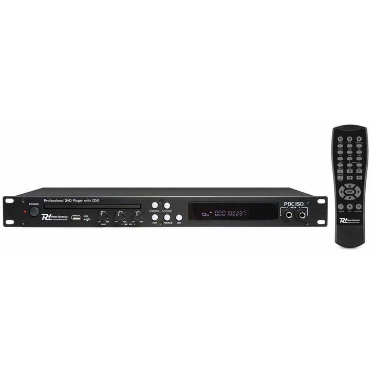 Retourdeal - Power Dynamics PDC150 19 DVD/CD+G en USB spele, Muziek en Instrumenten, Dj-sets en Draaitafels, Zo goed als nieuw