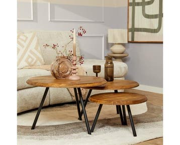 Salontafel Ohio | set van 3, Ophalen of Verzenden, Nieuw