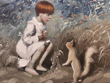 Europese school (XX) - La niña y la ardilla - NO RESERVE