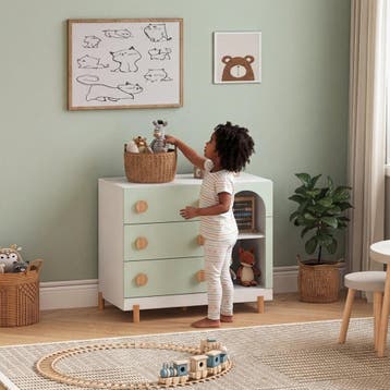 Kindercommode Vaarentaa [en.casa], Kinderen en Baby's, Verzenden, Nieuw