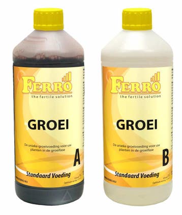 Ferro Aarde/Hydro Groei A+B 1 ltr, Ophalen of Verzenden, Nieuw