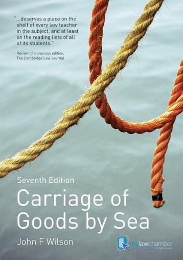 Carriage Of Goods By Sea 9781408218938, Boeken, Zo goed als nieuw