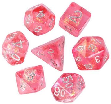 Dobbelstenen Set - Bubblegum Candy (7-delig) | HOT Games -, Verzenden, Nieuw