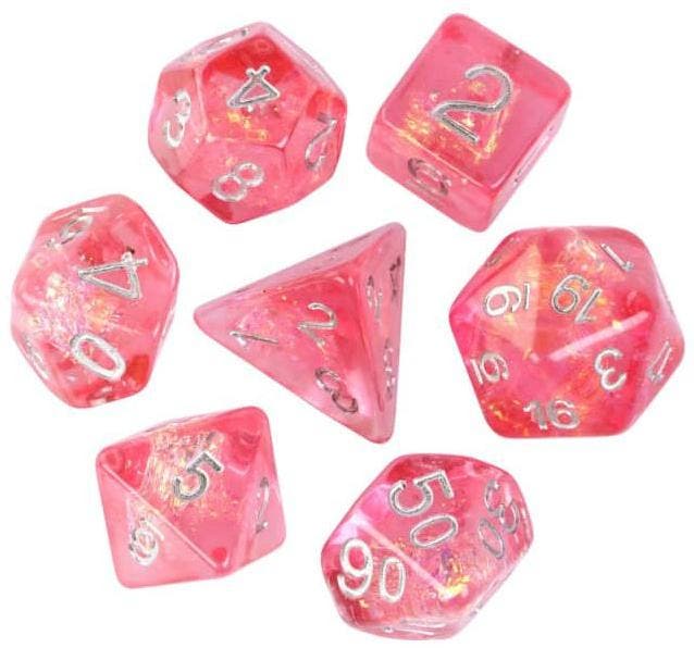 Dobbelstenen Set - Bubblegum Candy (7-delig) | HOT Games -, Hobby en Vrije tijd, Gezelschapsspellen | Bordspellen, Nieuw, Verzenden