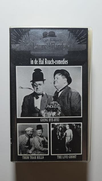 LAUREL & HARDY GOING BYE-BYE! / THEM THAR HILLS / THE LIVE, Cd's en Dvd's, VHS | Film, Verzenden, Gebruikt