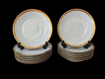 Limoges - Chastagner - Tafelservies voor 6 (12) - Porselein