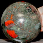 Dragon Blood Jaspis Bol - Decoratieve drakensbloedjaspisbol,
