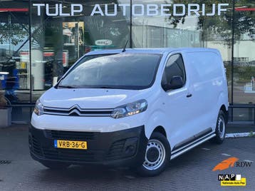 Zakelijke lease - Citroën Jumpy bestel 1.5 BlueHDI 100 M, Stof, Gebruikt, Wit, Handgeschakeld