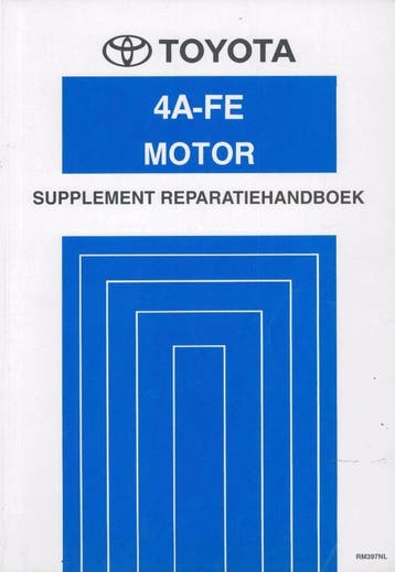 1994 Toyota Carina 4A-FE Motor Reparatiehandboek Supplement, Verzenden
