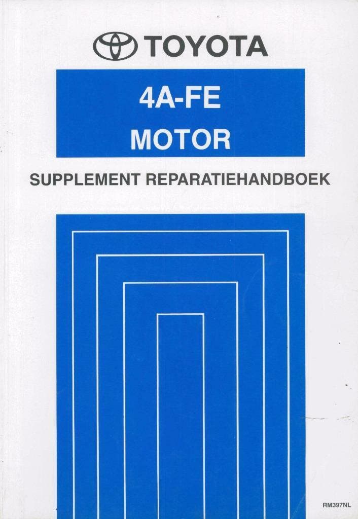1994 Toyota Carina 4A-FE Motor Reparatiehandboek Supplement, Auto diversen, Handleidingen en Instructieboekjes, Verzenden