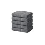 Handdoeken 70×140 cm – Set van 5 – 400 g/m² - Antraciet, Verzenden, Nieuw