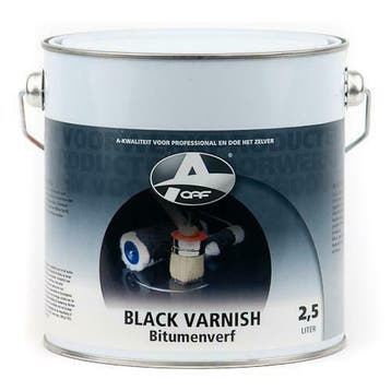 black varnish stdv 2½ltr, Verzenden, Nieuw