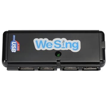 We Sing USB 4 player Hub, Ophalen of Verzenden, Zo goed als nieuw