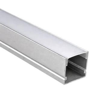 LED Strip Profiel Opbouw | 3 Meter uit één stuk | Zilver |, Ophalen of Verzenden, Nieuw