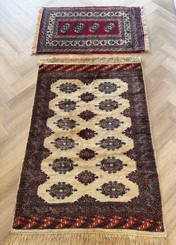 2 stuks Pakistan tapijt - no reserve price - handgeknoopt -, Nieuw