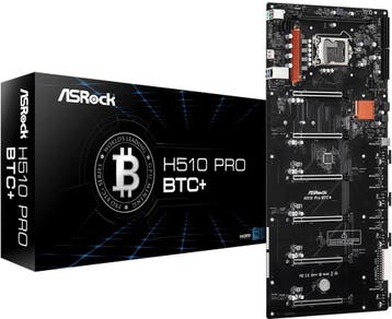 ASRock H510 Pro BTC+ (Bitcoin/Ethereum) Mining Moederbord, Computers en Software, Moederborden, Ophalen of Verzenden, Nieuw