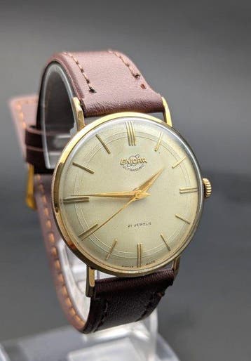 Enicar - Ultrasonic 21J Cal.AR1010 - Zonder minimumprijs -, Sieraden, Tassen en Uiterlijk, Nieuw