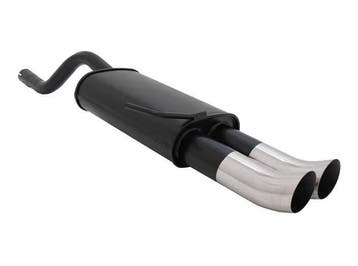 Novus sportuitlaat Renault Clio II 2x76mm DTM einddemper, Verzenden, Nieuw