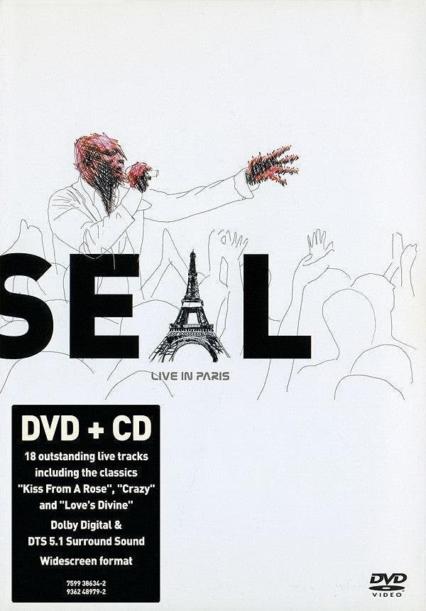 Seal - Live In Paris (DVD-V, PAL + CD, Album) 0075993863420, Cd's en Dvd's, Dvd's | Muziek en Concerten, Verzenden