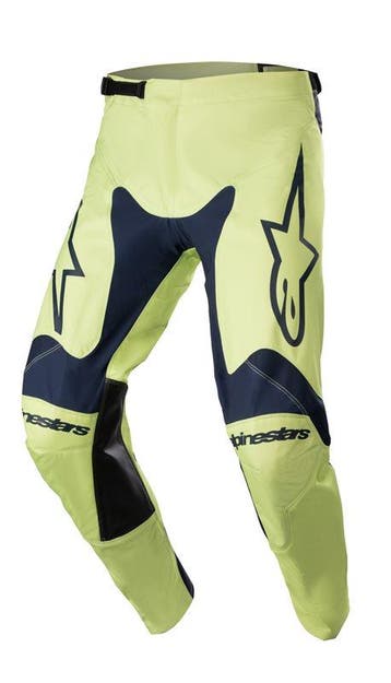 Alpinestars Racer Hoen Night Navy Fluorite Green Broek, Nieuw met kaartje, Broek | textiel, Alpinestars, Heren