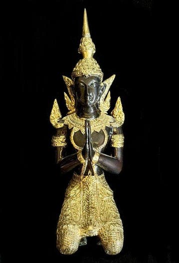 standbeeld - Messing - Thailand - 20e eeuw