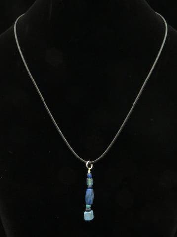Oud-Romaans + Bactrisch decoratieve glazen- en lapis kralen, Sieraden, Tassen en Uiterlijk, Antieke sieraden
