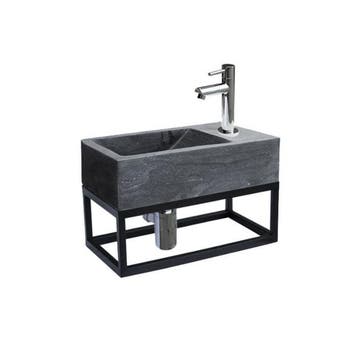 Sani Royal Fontein Frame Mat Zwart Natuursteen, Tuin en Terras, Nieuw