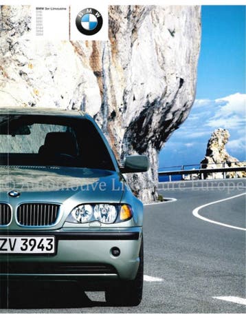 2001 BMW 3 SERIE BROCHURE DUITS, Nieuw, BMW, Author
