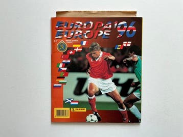 1996 Panini Euro 96 Dennis Bergkamp, Peter Schmeichel, Alan, Nieuw