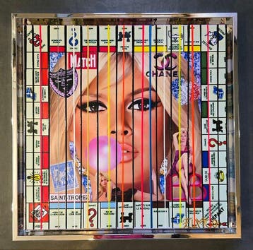 Elmago - Brigitte Bardot bubble gum french monopoly