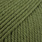 DROPS Daisy Uni Colour - 17 mosgroen - Merino Garen, Ophalen of Verzenden, Nieuw
