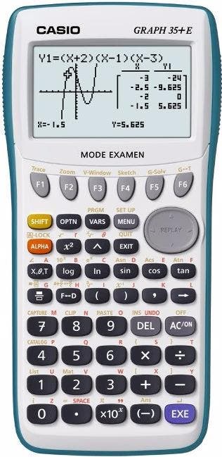 Casio Grafische Rekenmachine Examenstand (Graph 35+E), Verzenden, Zo goed als nieuw