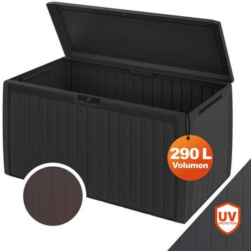 Kussenbox Board Plus Antraciet 290L met wielen (Kussenboxen), Verzenden, Nieuw