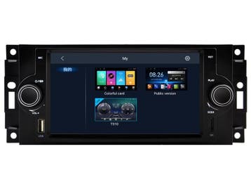 radio navigatie jeep dodge chrysler android 14 carplay usb, Ophalen of Verzenden, Nieuw