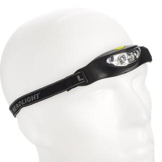 Hoofdlamp | Perel (3 leds, 3 Lichtmodi), Verzenden, Nieuw