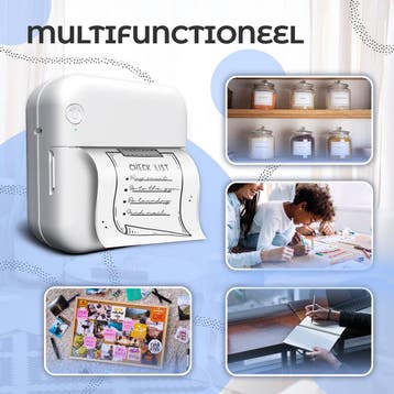 Agodeo Mini Printer 300 DPI - Pocket Printer - Fotoprinter, Ophalen of Verzenden, Zo goed als nieuw, AgoDeo