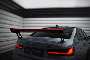Maxton Carbon Spoiler met beugels en LED BMW M3 G80 / M340i, Verzenden